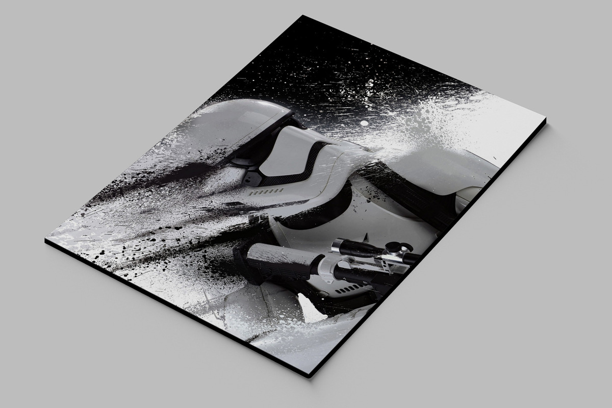 Cuadro 280 Star Wars Stormtrooper 70x100 Mdf Memoestampados - Imagen 2