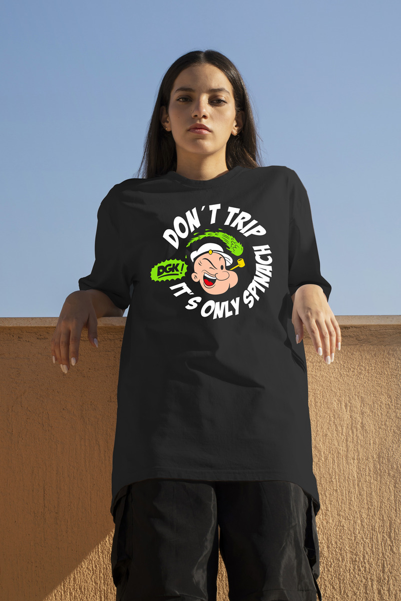 Remera: Popeye Dont Trip Its Only Spinach Memoestampados - Imagen 2