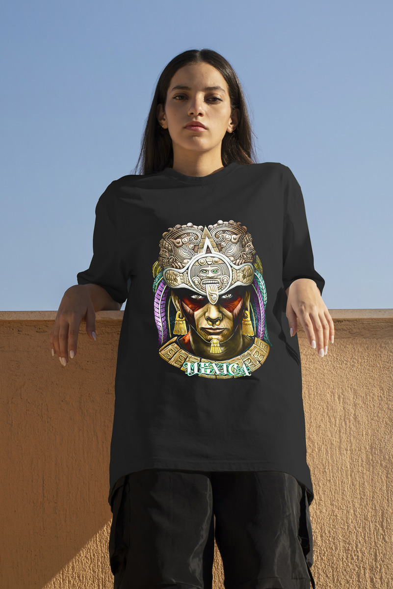 Remera: Aborigen Mexicano Memoestampados - Imagen 2