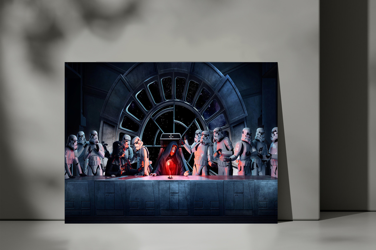 Cuadro 284 Star Wars 70x100 Mdf Memoestampados - Imagen 3