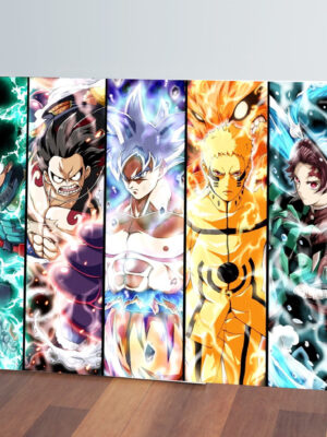 Cuadro Dragon Ball , Crossover 63 70x100 Mdf Memoestampados
