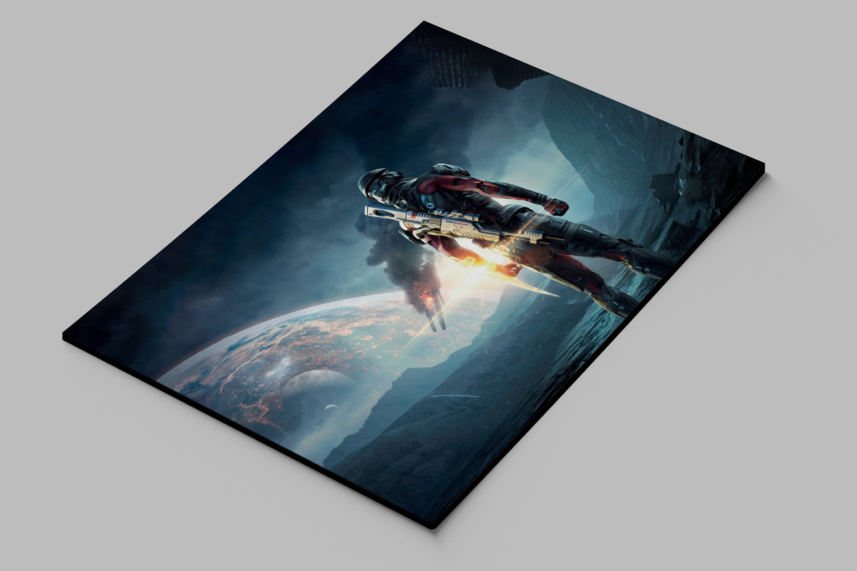 Cuadro Mass Effect Andromed 391 50x70 Mdf Memoestampados - Imagen 2