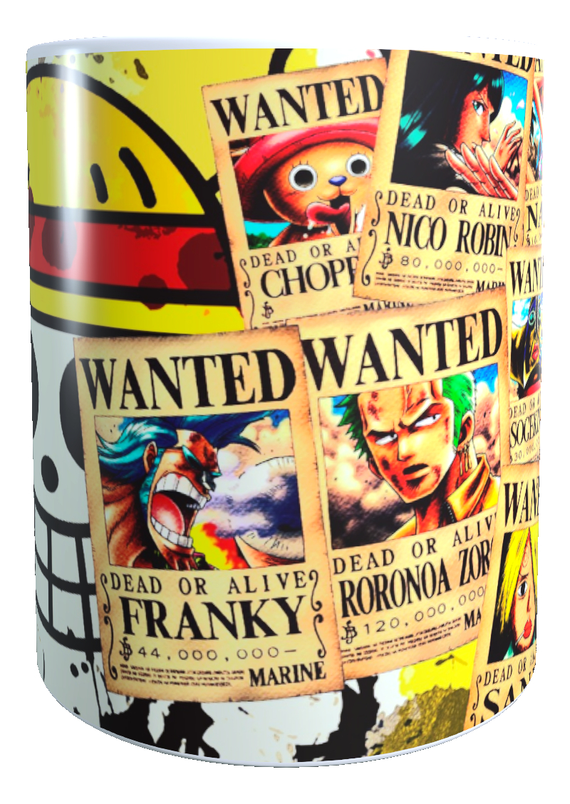 Taza Personalizada Diseño One Piece Serie Anime T474 - Imagen 3