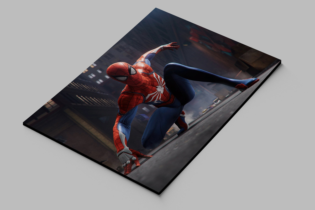 Cuadro 267 Spider Man Marvel 40x53 Mdf Memoestampados - Imagen 2