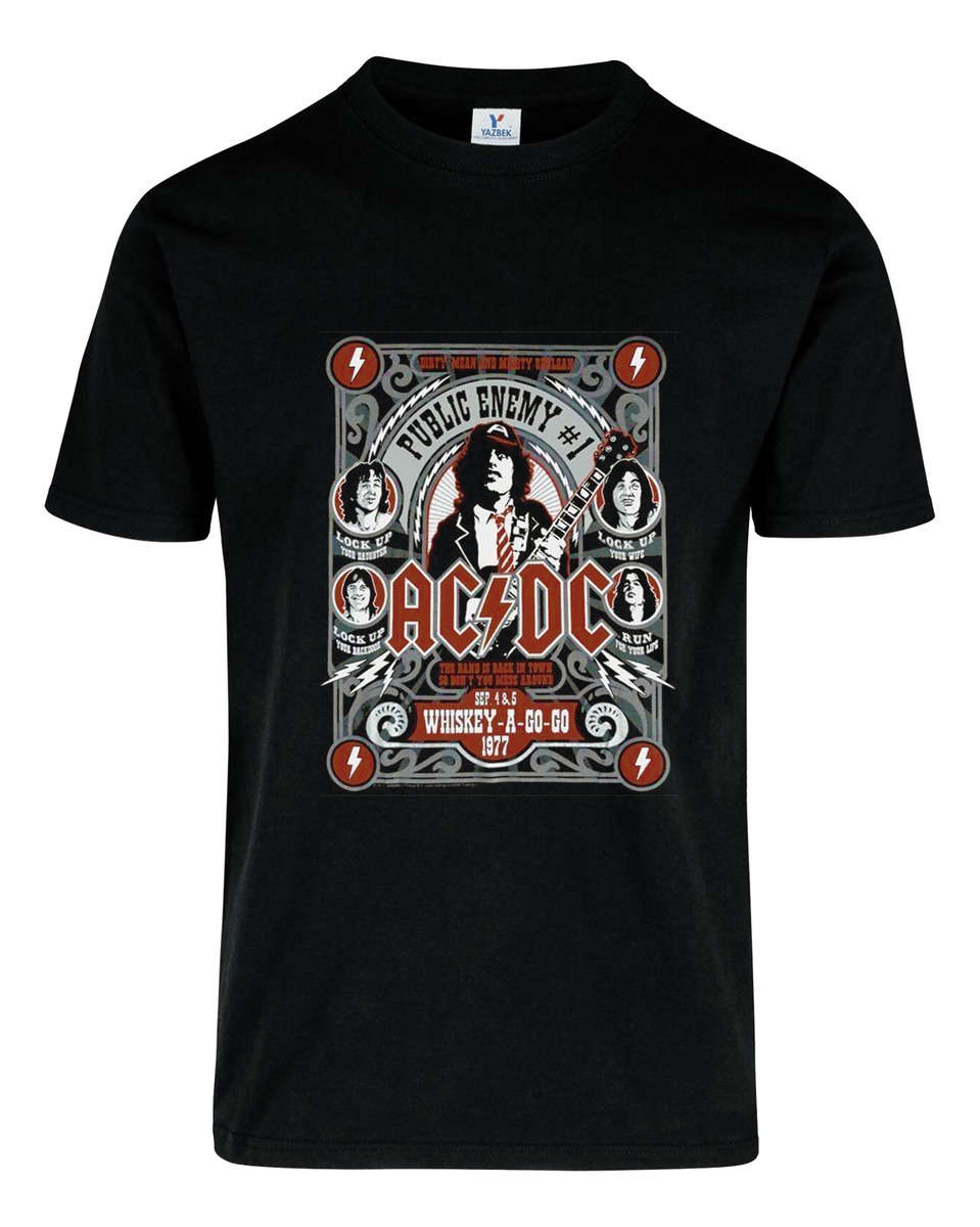 Remera: Acdc The Band Is Back Memoestampados - Imagen 2