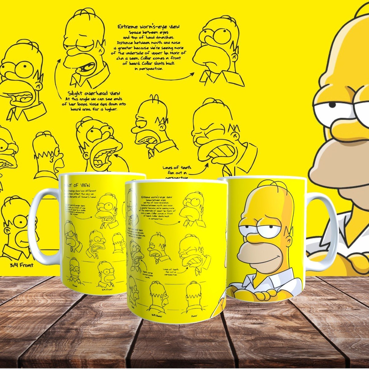 Taza Personalizada Diseño Simpsons M22 - Imagen 5