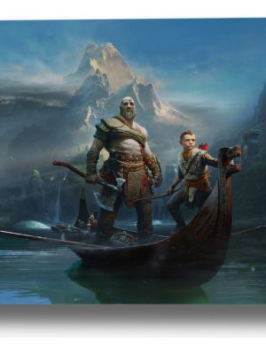 Cuadro God Of War 67 30x40 Mdf Memoestampados