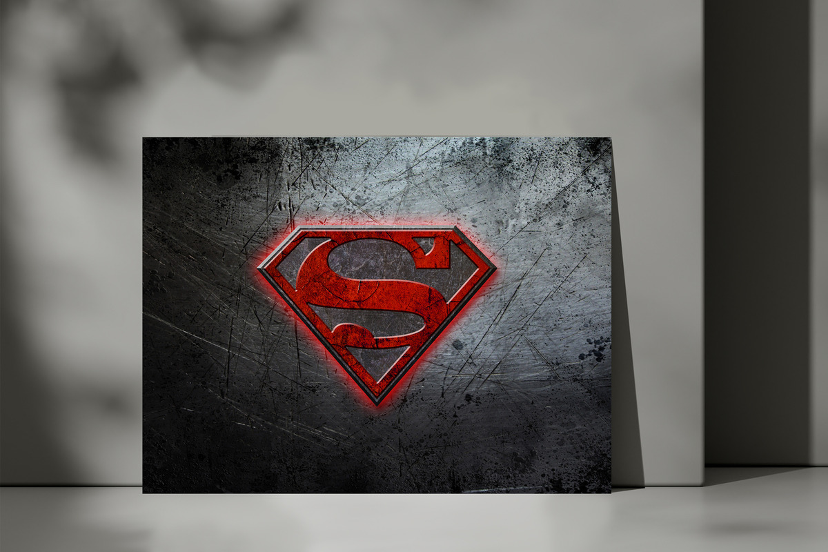 Cuadro Superman Marvel 612 40x53 Mdf Memoestampados - Imagen 3