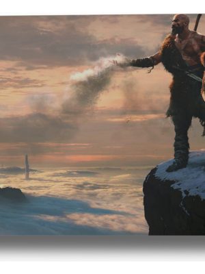 Cuadro God Of War Dios Guerra 68 40x53 Mdf Memoestampados