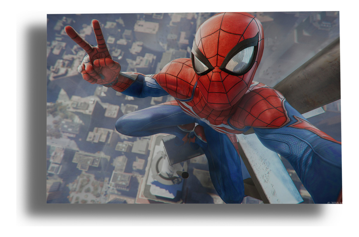 Cuadro 217 Spider-man 30x40 Mdf Memoestampados