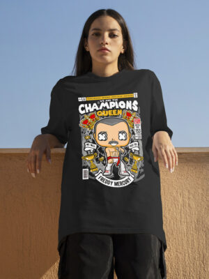 Remera: Champions Queen Memoestampados