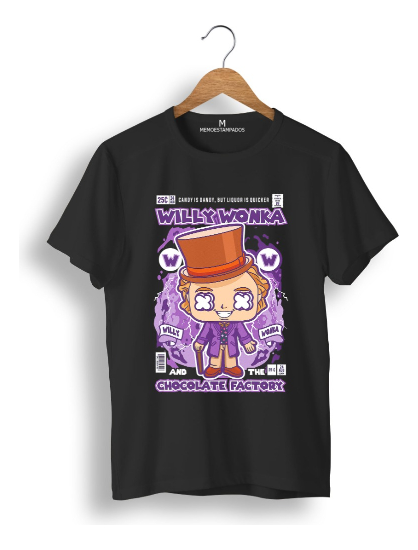 Remera: Willy Wonka Memoestampados - Imagen 4