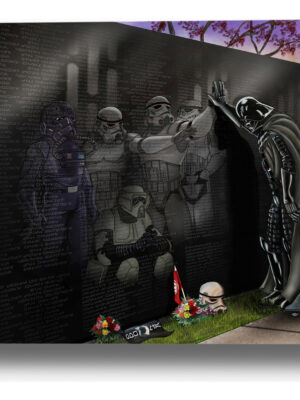 Cuadro 312 Star Wars 8 50x70 Mdf Memoestampados