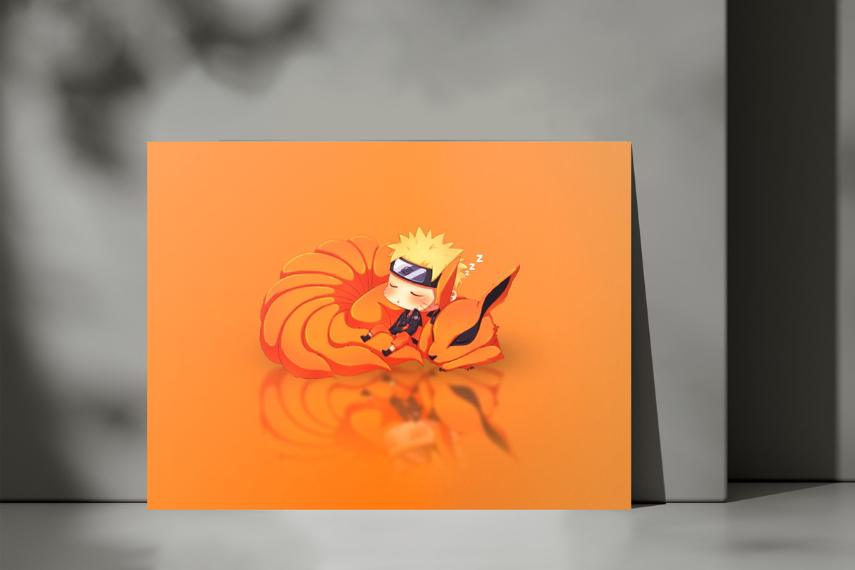 Cuadro Naruto, Anime, Kurama 42 70x100 Mdf Memoestampados - Imagen 3