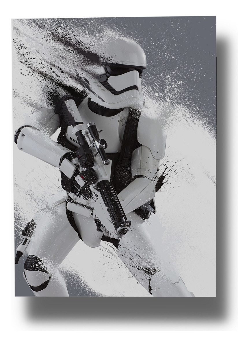 Cuadro 286 Storm Trooper 70x100 Mdf Memoestampados