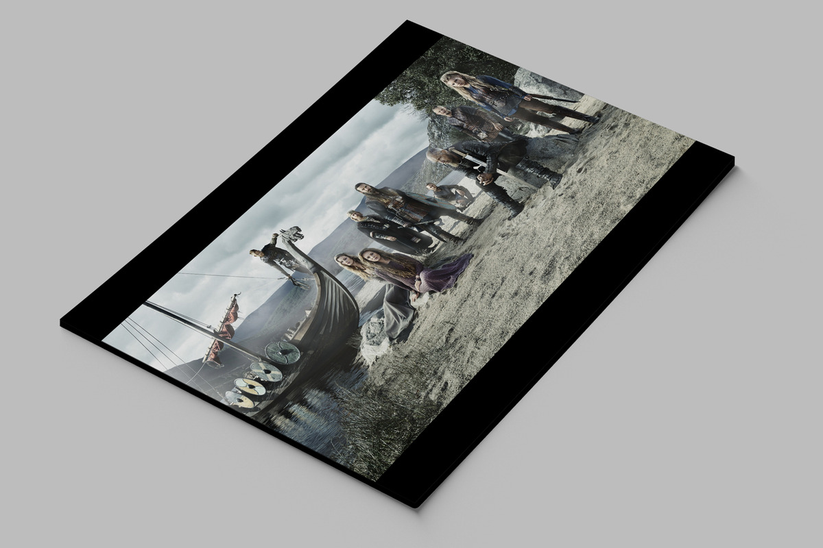 Cuadro Vikingos 538 70x100 Mdf Memoestampados - Imagen 2