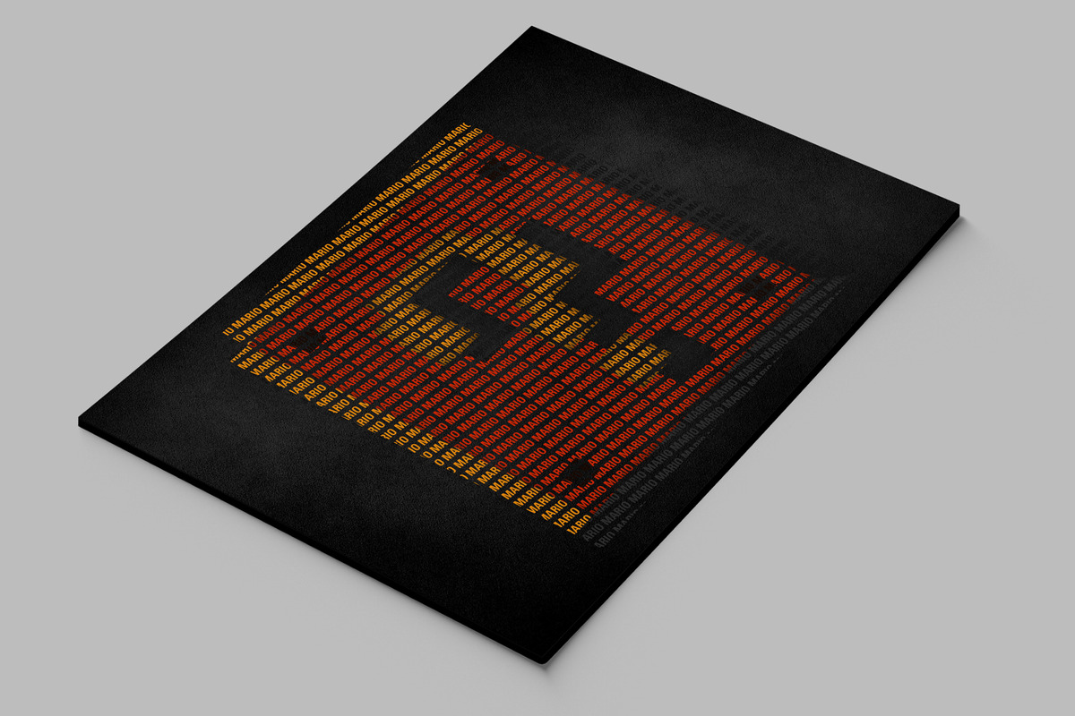 Cuadro 298 Mario Bros 2 40x53 Mdf Memoestampados - Imagen 2