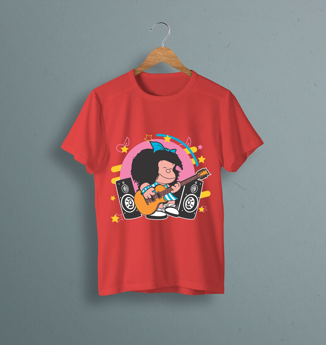 Remera: Mafalda Rock Star Memoestampados - Imagen 9