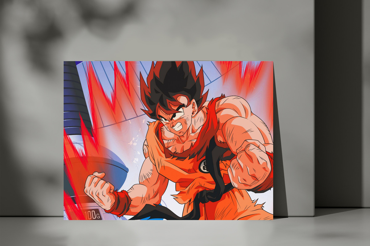 Cuadro Dragon Ball Z Goku364 40x53 Mdf Memoestampados - Imagen 3