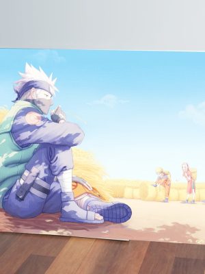Cuadro Kakashi Naruto Hatake 35 50x70 Mdf Memoestampados