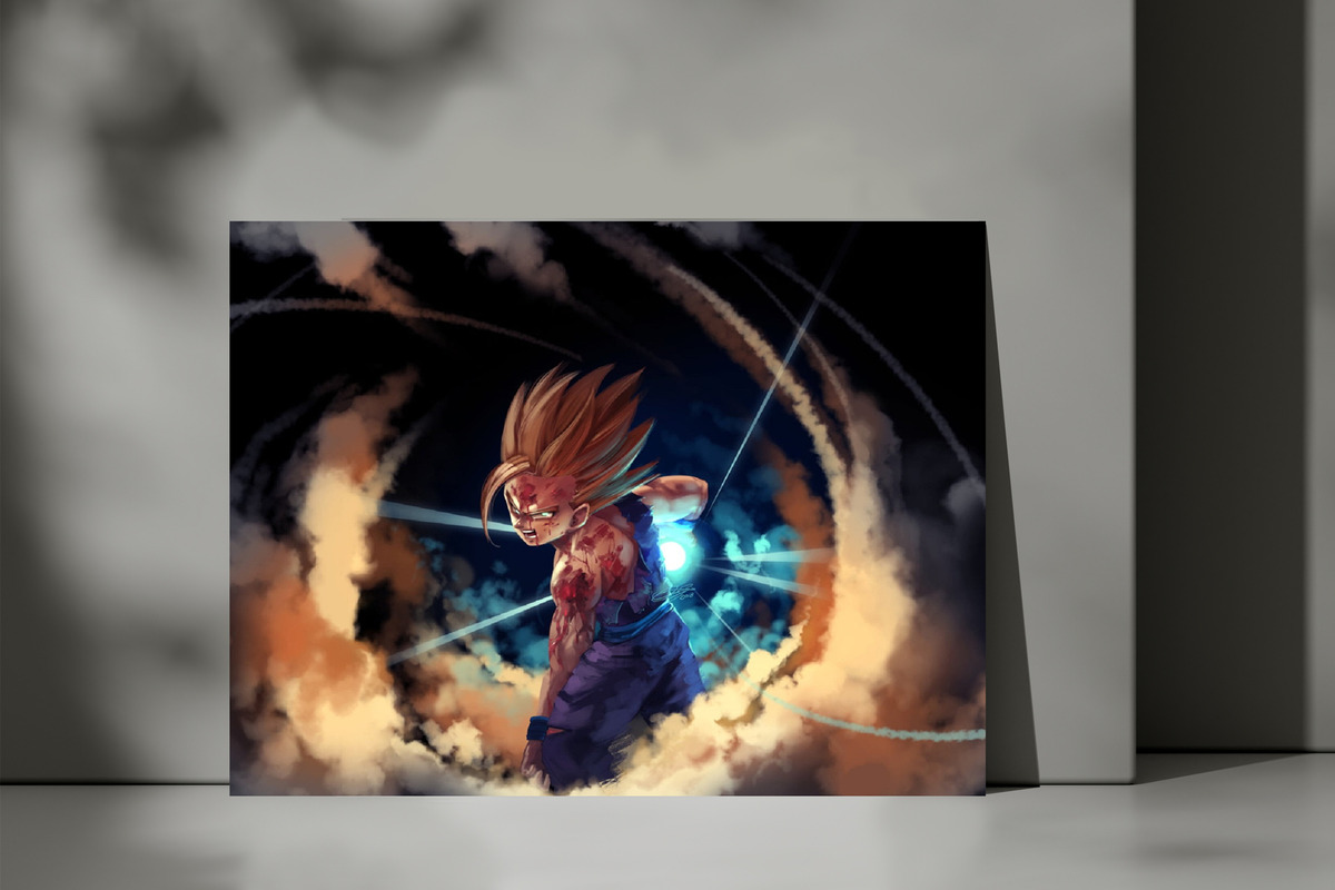 Cuadro Dragon Ball Z 131 70x100 Mdf Memoestampados - Imagen 3