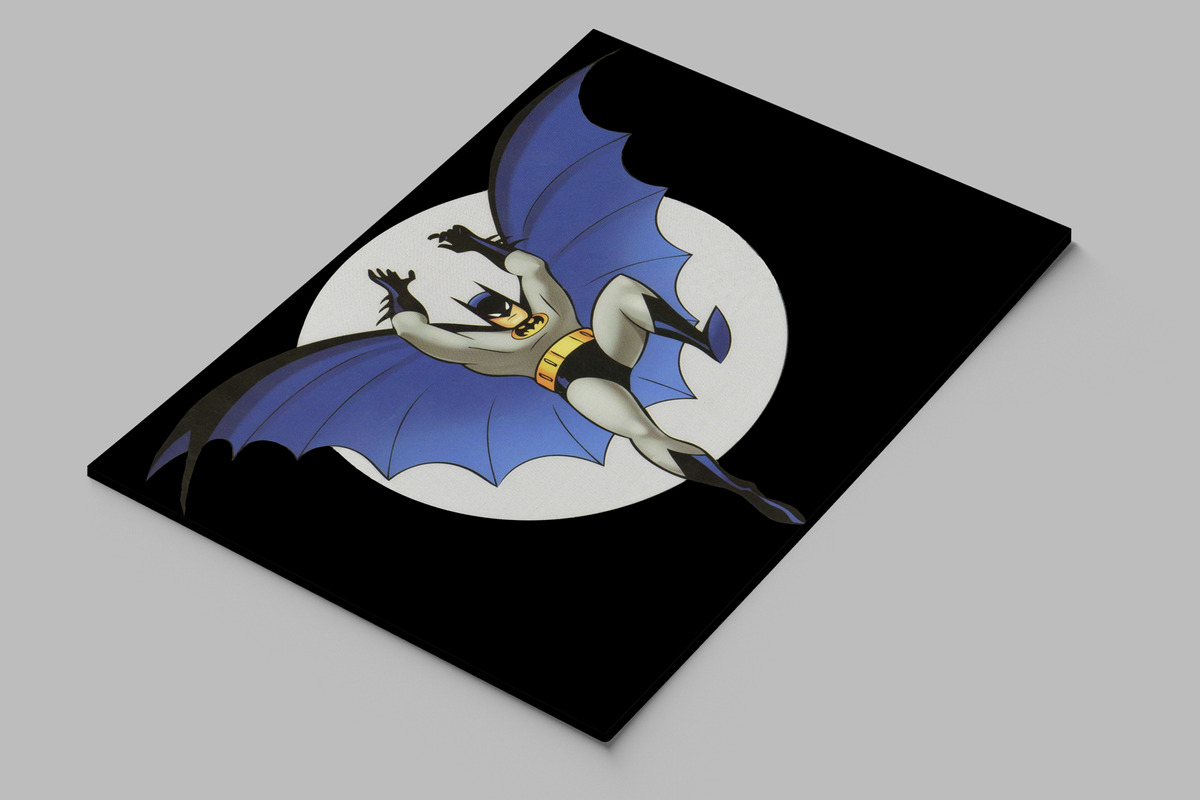 Cuadro Batman 82 50x70 Mdf Memoestampados - Imagen 2
