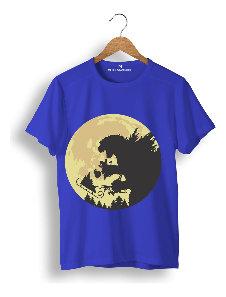 Remera: Godzilla Navidad Silueta Memoestampados - Imagen 6