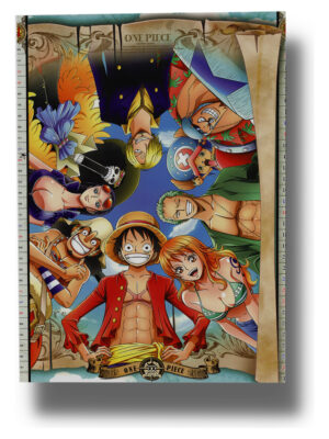 Cuadro 203 Brook Franky Luffy 40x53 Mdf Memoestampados