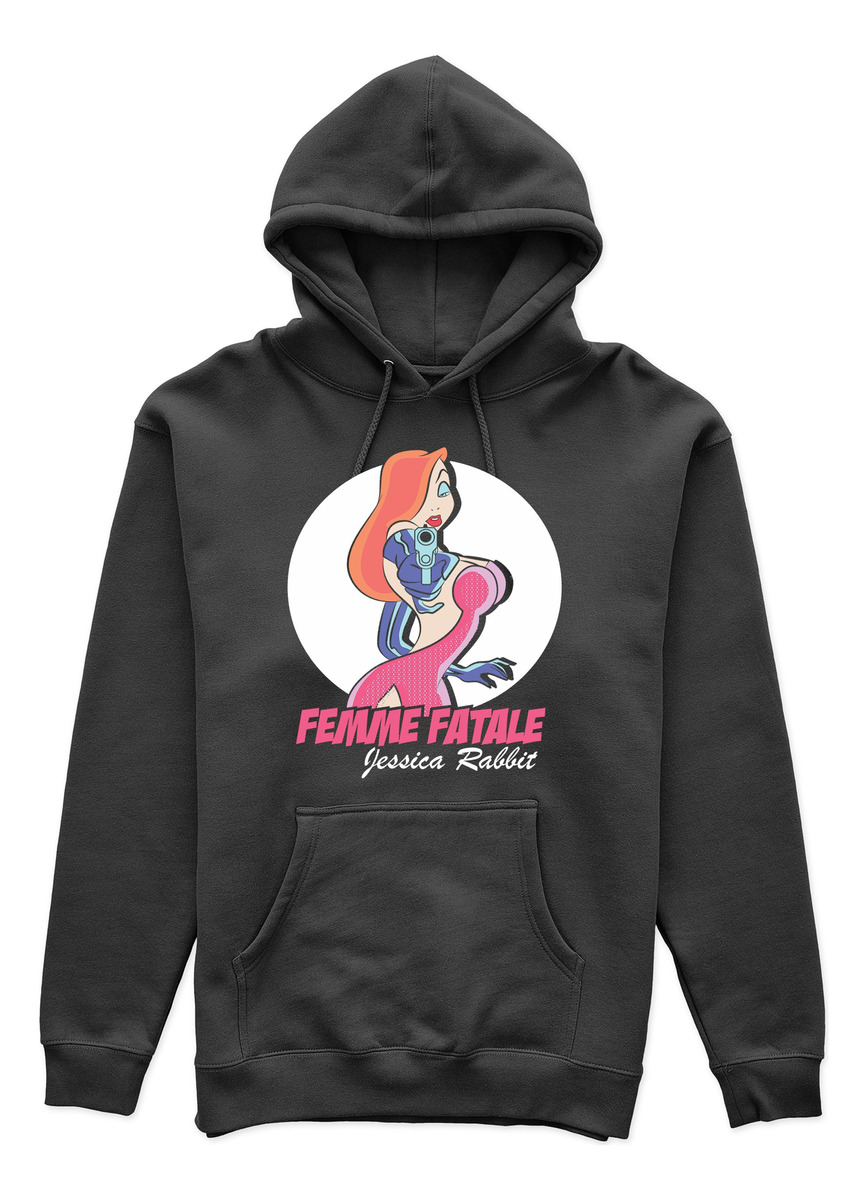 Canguro Femme Fatale Jessica Rabbit Memoestampados - Imagen 3