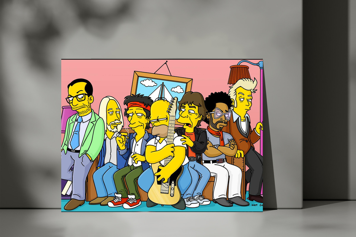 Cuadro Homero Simpson 487 70x100 Mdf Memoestampados - Imagen 3