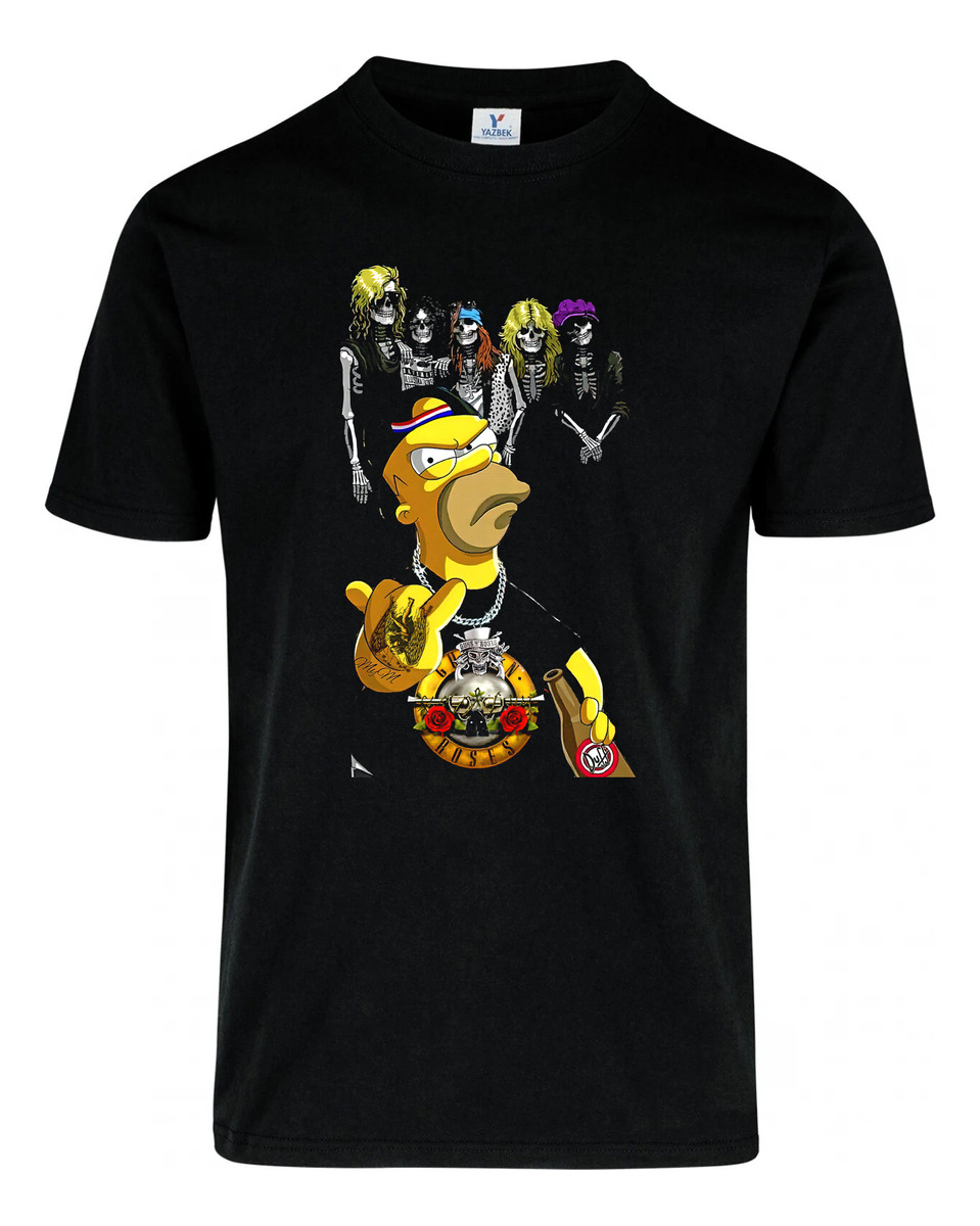 Remera: Homero Rockero Memoestampados - Imagen 2