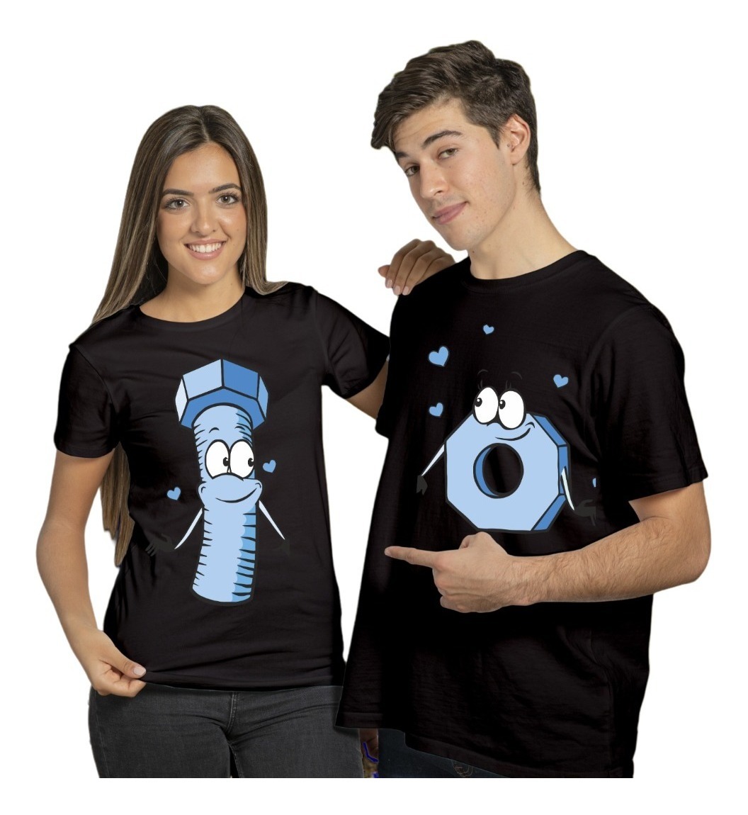 Remera San Valentin 6 Regalos Parejas, Novios Precio Por 2u - Imagen 3