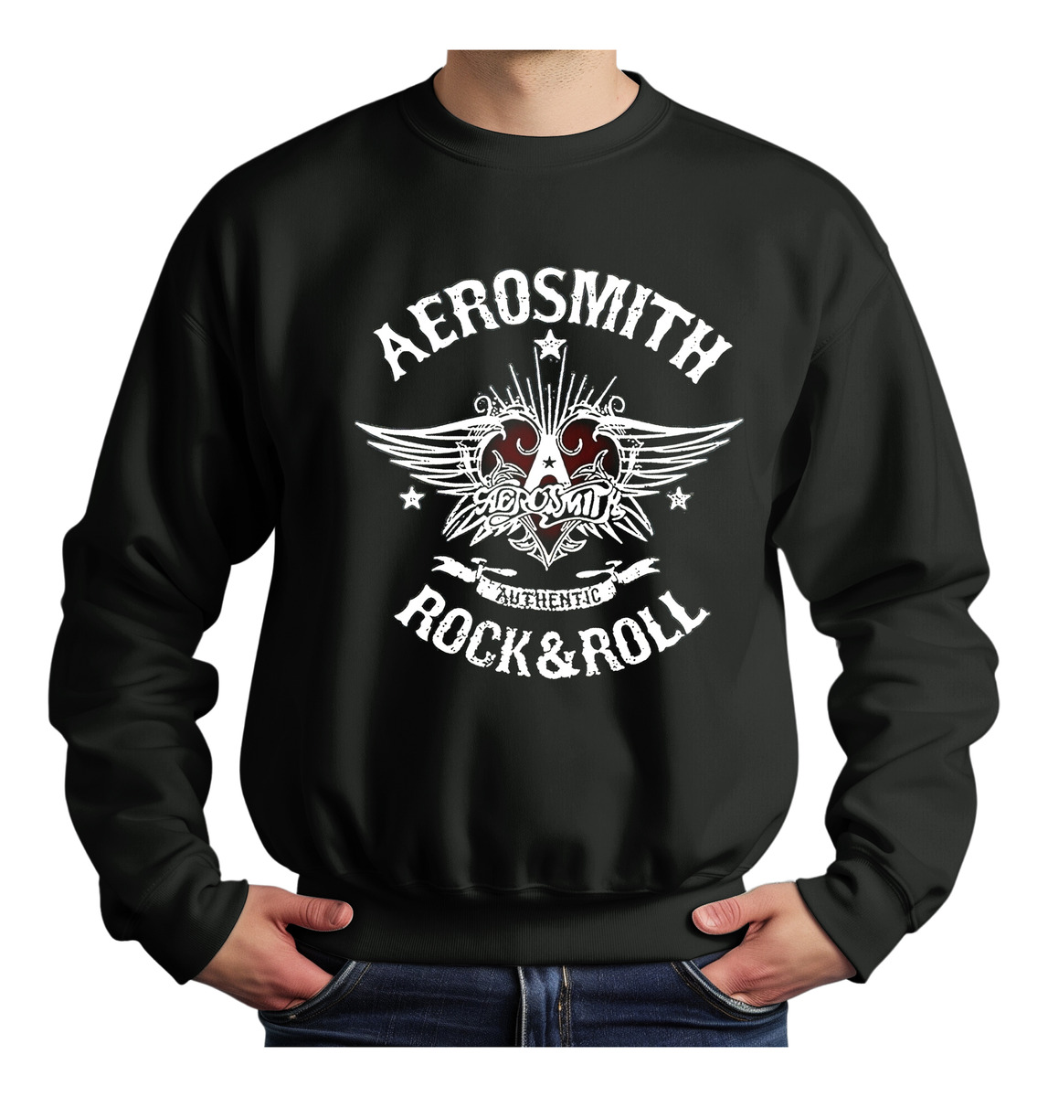 Buzo Aerosmith Rock & Roll Memoestampados - Imagen 2
