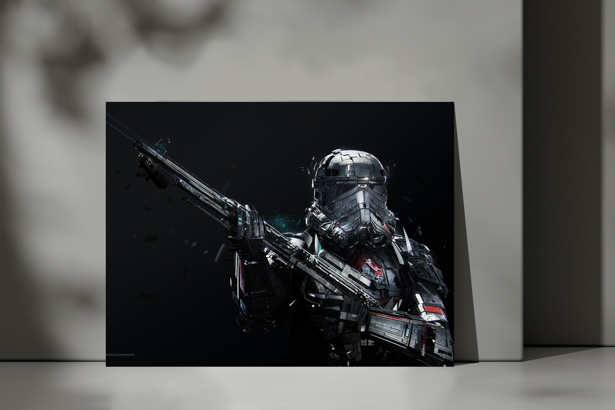 Cuadro Star Wars 433 40x53 Mdf Memoestampados - Imagen 3