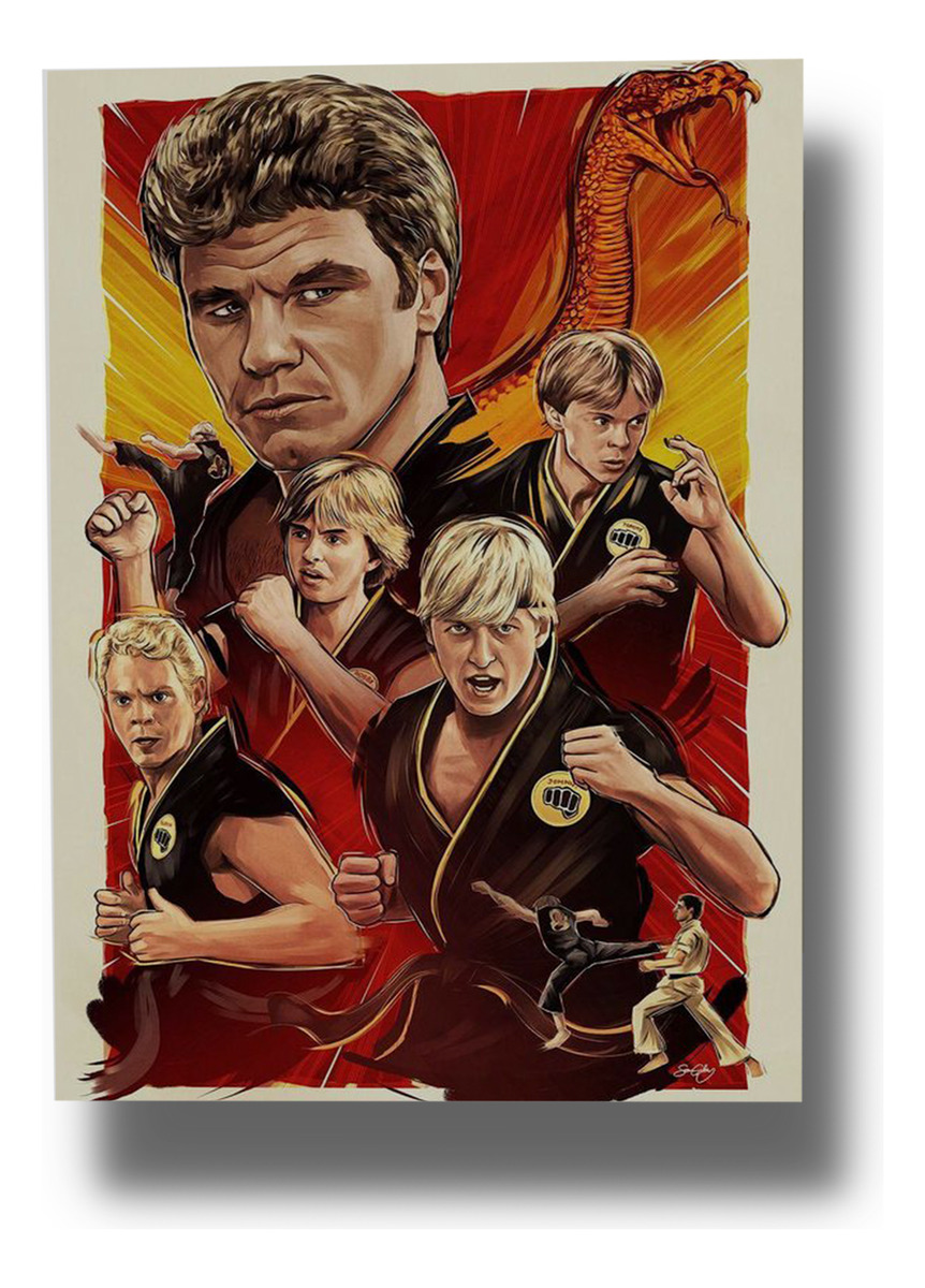 Cuadro Cobra Kai 520 70x100 Mdf Memoestampados