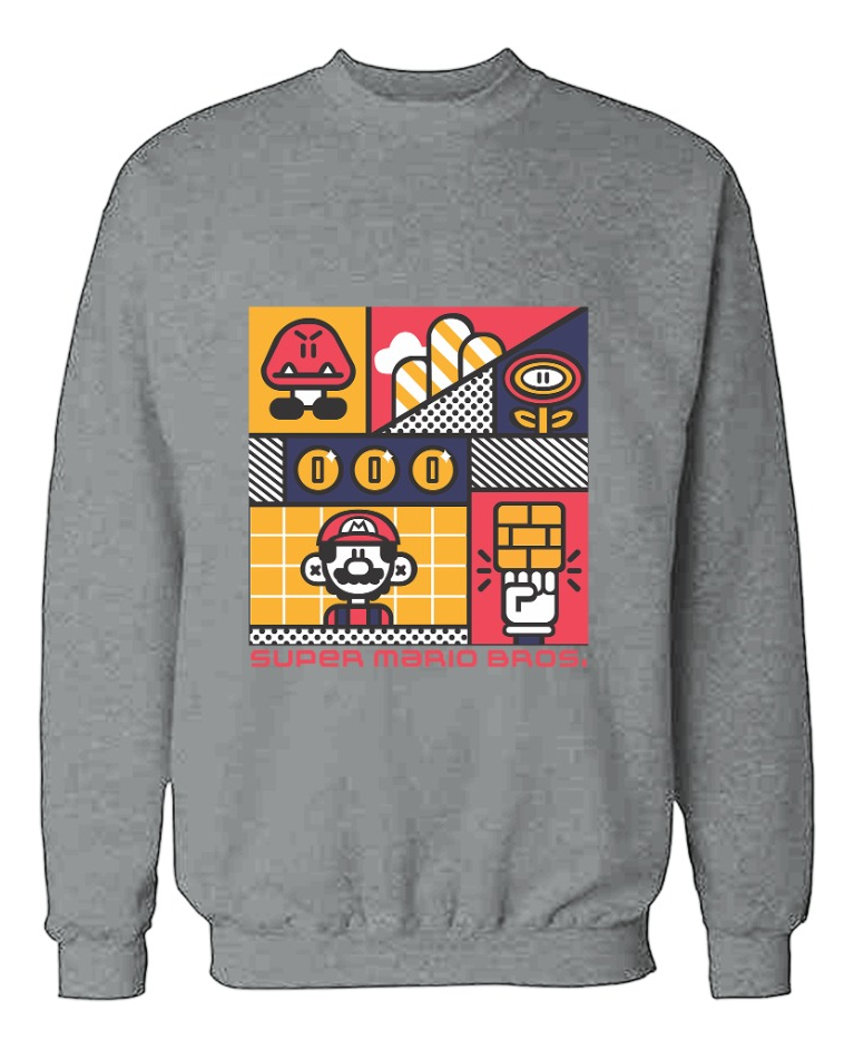 Buzo Super Mario Bros 01 Memoestampados - Imagen 7