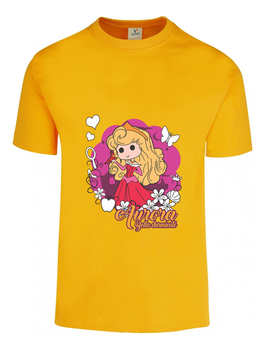 Remera: Bella Durmiente Chibi Memoestampados - Imagen 9