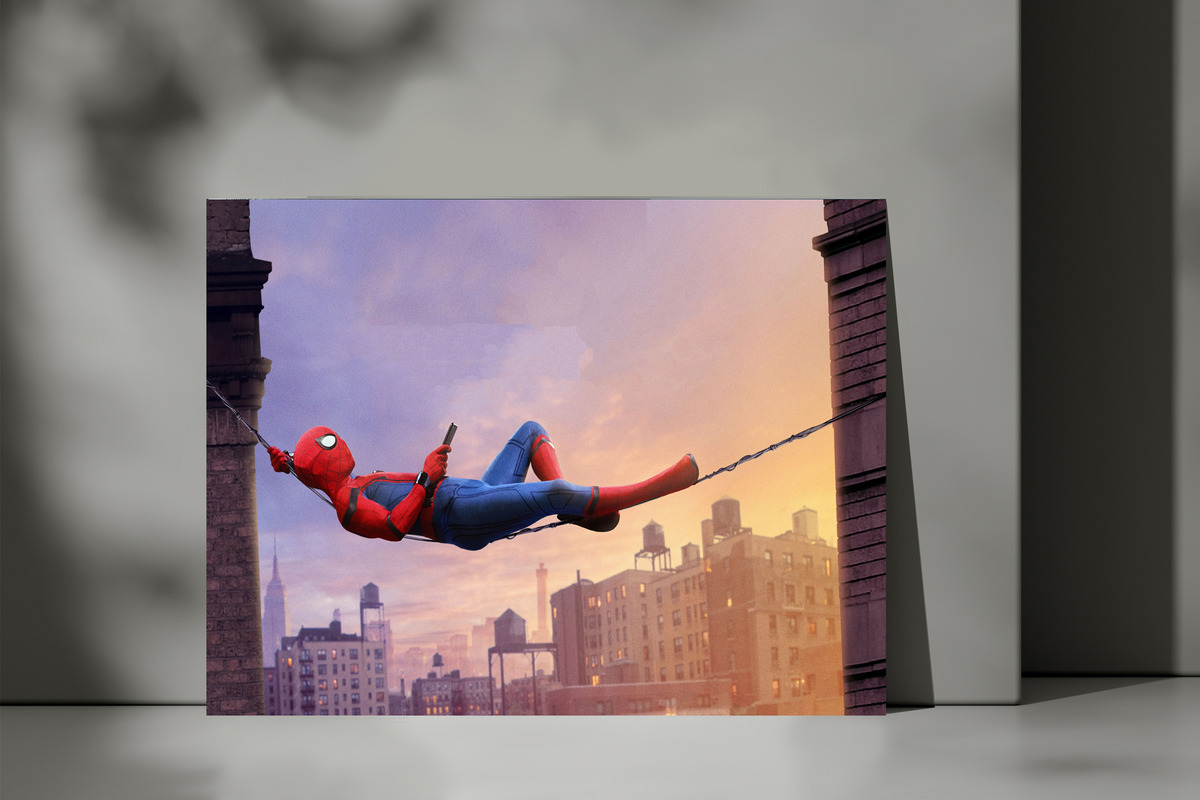 Cuadro 197 Hombre Araña 70x100 Mdf Memoestampados - Imagen 3