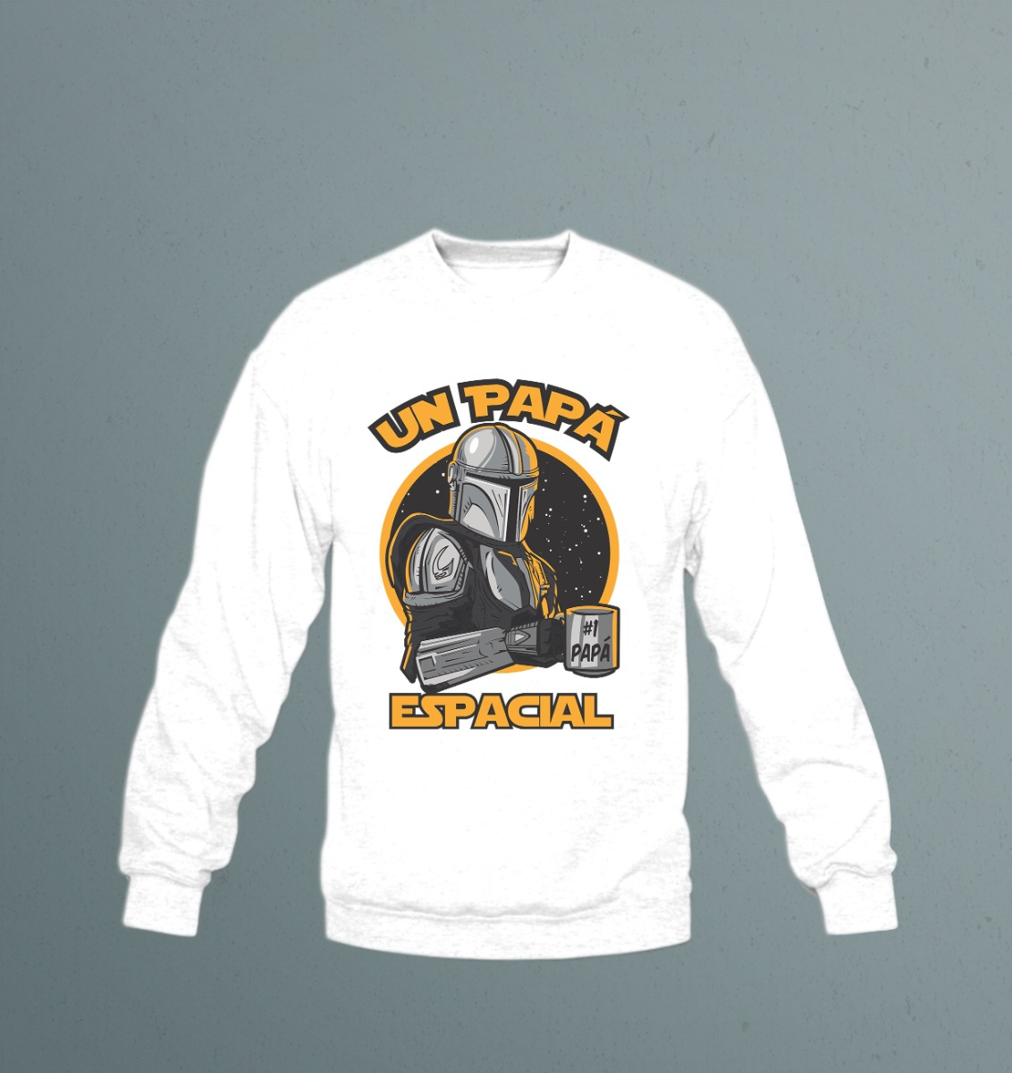 Buzo Un Papa Espacial Star Wars Memoestampados - Imagen 10