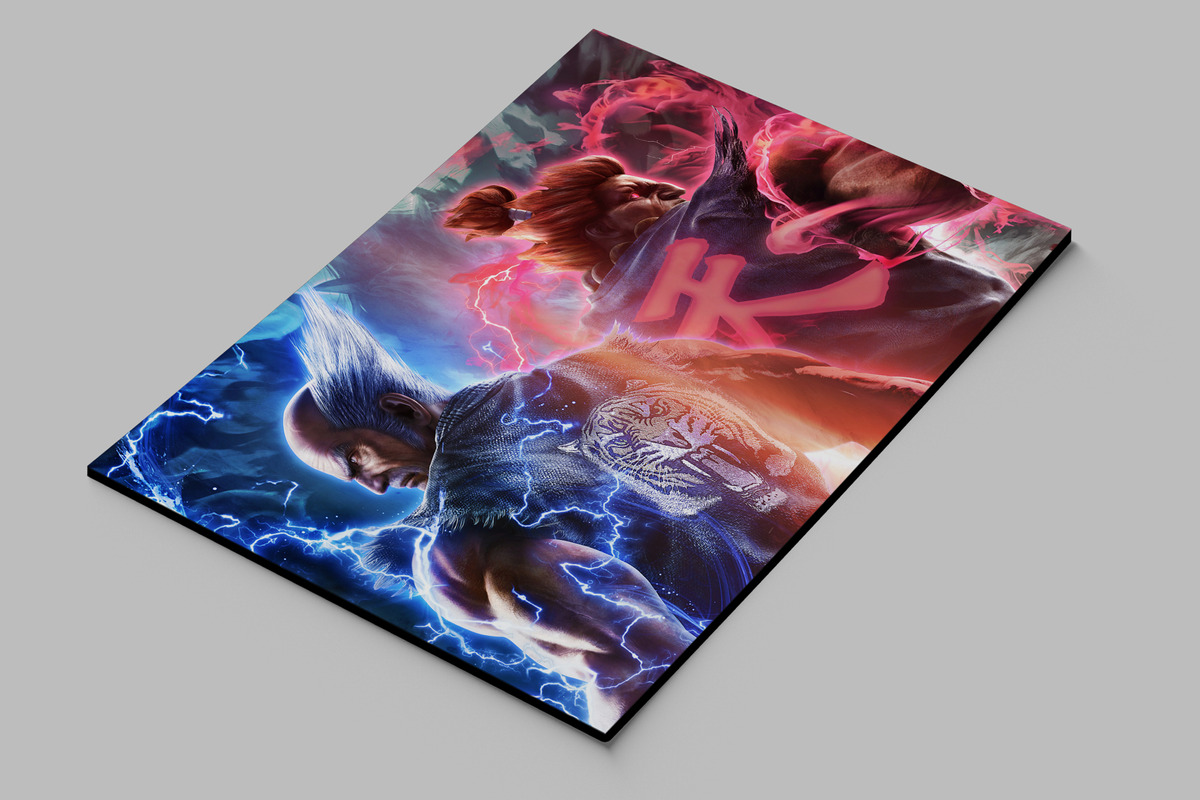Cuadro Tekken 613 40x53 Mdf Memoestampados - Imagen 2