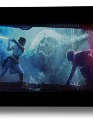 Cuadro 278 Star Wars Rey Kylo Ren 70x100 Mdf Memoestampados
