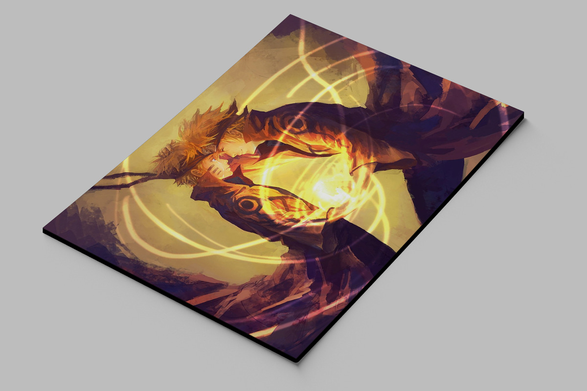 Cuadro Naruto Uzumaki Shippuuden 11 40x53 Mdf Memoestampados - Imagen 2
