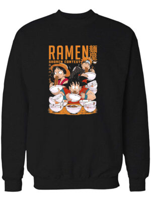 Buzo Ramen Naruto, Goku Y Luffy Memoestampados