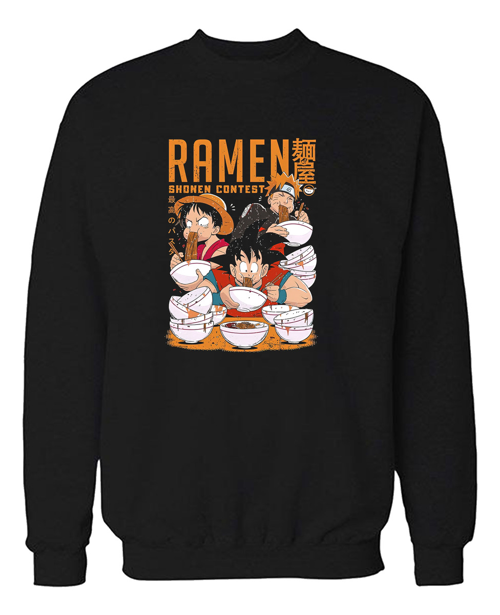Buzo Ramen Naruto, Goku Y Luffy Memoestampados