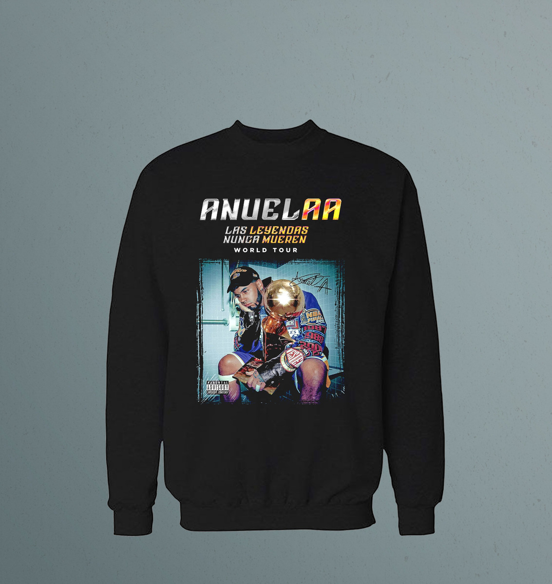 Buzo Anuel Leyendas Memoestampados - Imagen 2