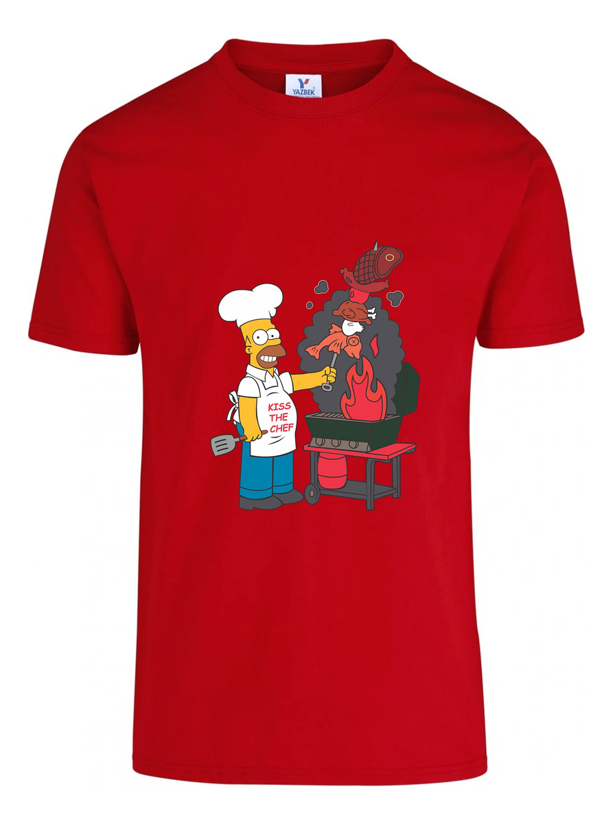Remera: Kiss The Chef Homero Memoestampados - Imagen 10