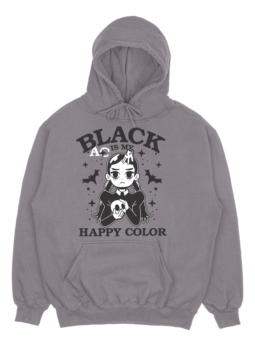Canguro Black Is My Happy Color Memoestampados - Imagen 5