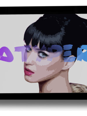 Cuadro 324 Katy Perry 50x70 Mdf Memoestampados