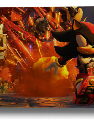 Cuadro Shadow The Hedgehog 167 40x53 Mdf Memoestampados