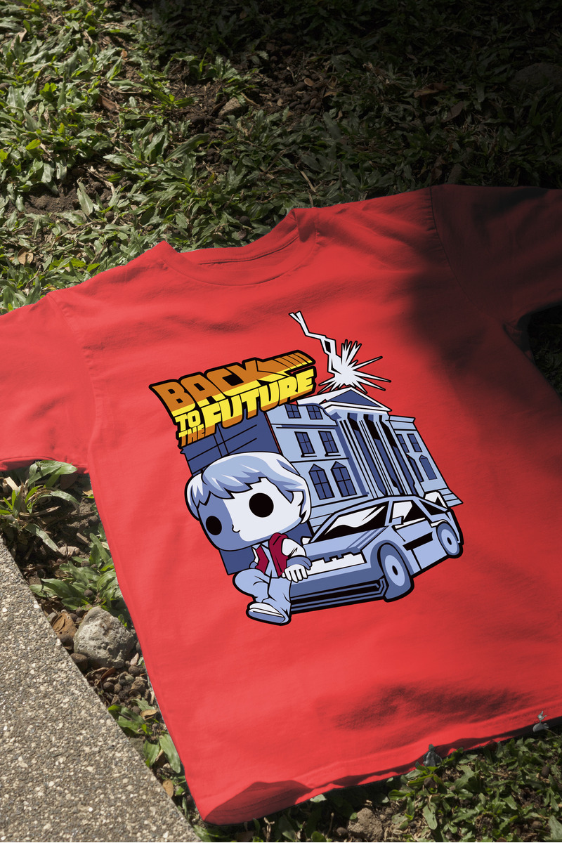 Remera: Volver Al Futuro Muñeco Memoestampados - Imagen 29
